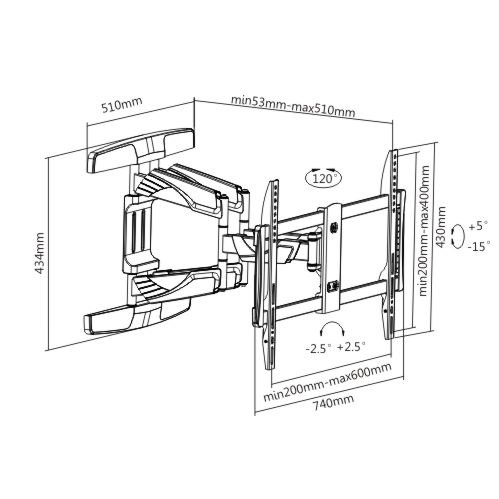 Acessórios para ecrã plano